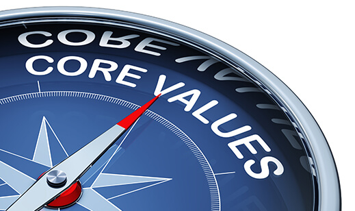 Core Values compass