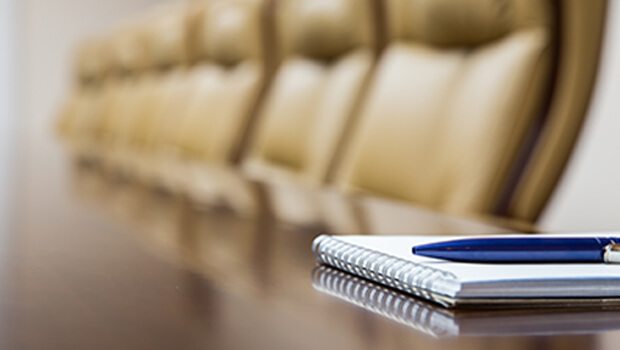 Boardroom table and chairs